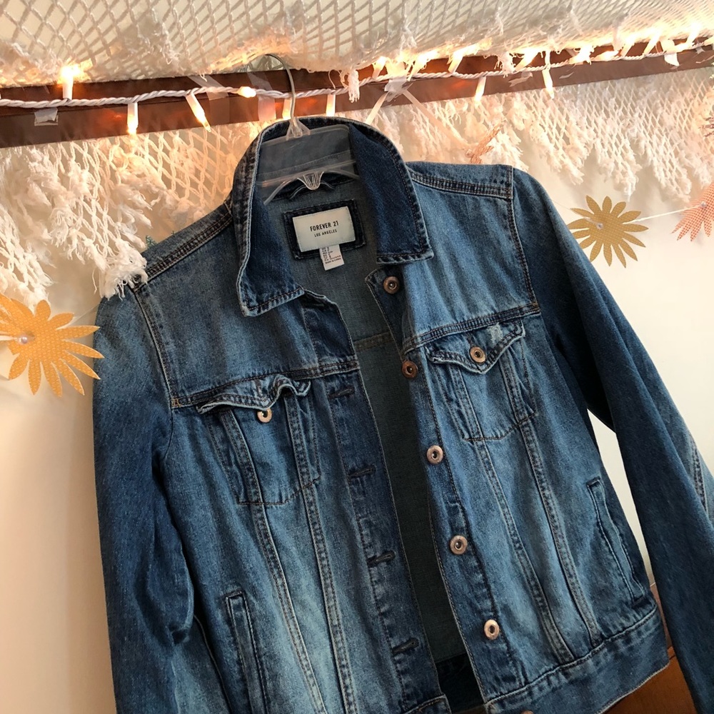 Forever 21 jean jacket!!